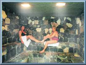 L'accogliente sauna dell' Hotel La Luna - Ischia 